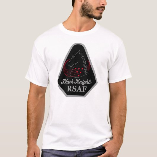 シンガポールの空軍黒騎士RSAF Tシャツ (正面)