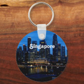 シンガポールの街並み キーホルダー (正面)