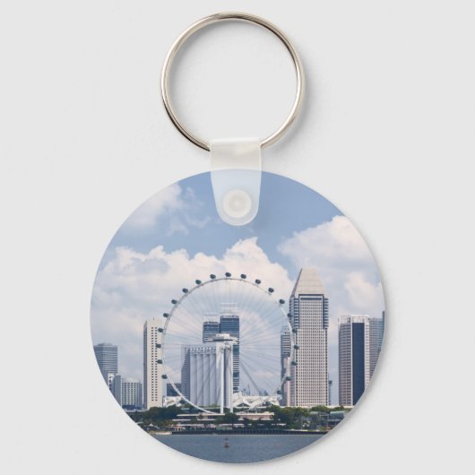 シンガポールの街並み キーホルダー (正面)