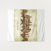 シンガポールの街並み タペストリー (正面(横))