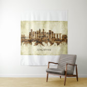 シンガポールの街並み タペストリー (インサイチュ)