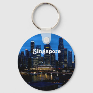 シンガポールの都市景観 キーホルダー