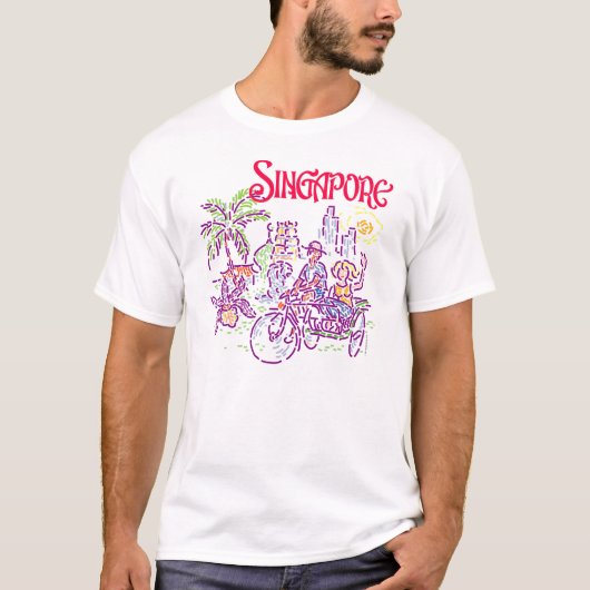 シンガポールのTシャツ Tシャツ (正面)