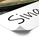 シンガポールオイスターオムレツのアーカイブプリント ポスター (角)