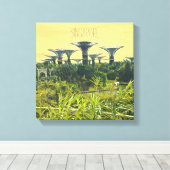 シンガポールガーデンズバイザベイ キャンバスプリント (インサイチュ (ウッドフロア))