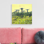 シンガポールガーデンズバイザベイ キャンバスプリント (インサイチュ (リビング))