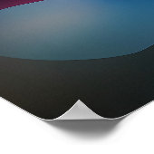 シンガポールキュービストモダンスカイライン – Geometric City ポスター (角)