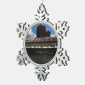 シンガポールクラークキー#3スノーフレークオーナメント スノーフレークピューターオーナメント (右)