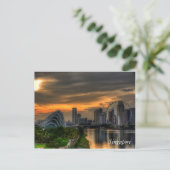 シンガポールゴールデンアワー ポストカード (スタンド正面)