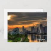 シンガポールゴールデンアワー ポストカード (正面/裏面)