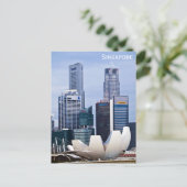 シンガポールシティスカイラインアートサイエンスミュージアム ポストカード (スタンド正面)