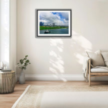 シンガポールシティスカイラインマリーナベイサンズタグボート