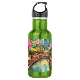 シンガポールシティビュカラフルー ウォーターボトル