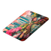 シンガポールシティビュカラフルー マグネット (左側)