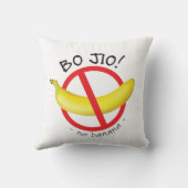 シンガポールシングリッシュ-ボジオ-ノー招待状，ノーバナナ クッション (裏面)