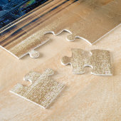 シンガポールスカイラインサンセット ジグソーパズル (側面)