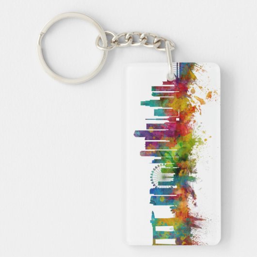 シンガポールスカイライン キーホルダー (正面)