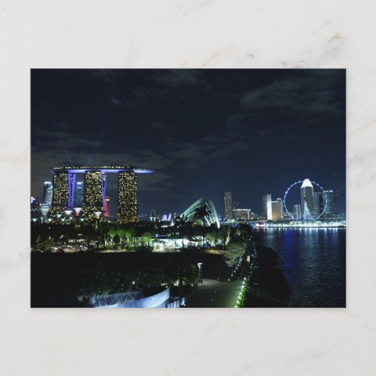 シンガポールスカイライン ポストカード (正面)