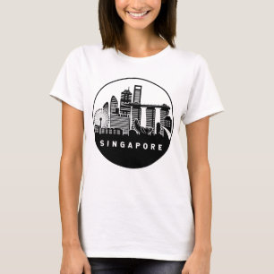 シンガポールスカイライン Tシャツ