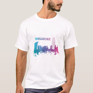 シンガポールスカイライン Tシャツ