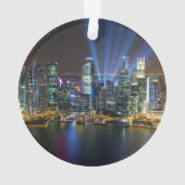 シンガポールダウンタウンライトショー オーナメント (裏面)