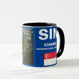 シンガポールチャンギエアポートカスタムマグ マグカップ