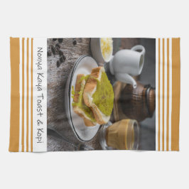 シンガポールノニヤカヤトースト&コピキッチンタオル キッチンタオル