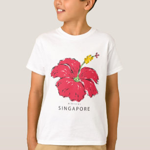 シンガポールハイビスカスコレクション Tシャツ