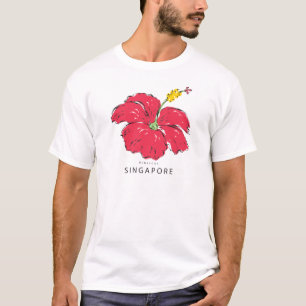 シンガポールハイビスカスコレクション Tシャツ