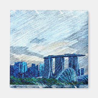 シンガポールビューカラー マグネット