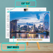 シンガポールフライヤー&マリーナベイサンズモダン