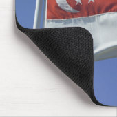 シンガポールフラグ マウスパッド (コーナー)