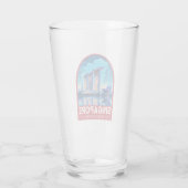 シンガポールマリーナベイナイトトラベルアートヴィンテージ タンブラーグラス (裏面)