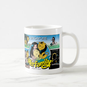 シンガポールメルファミリー®マグカップ コーヒーマグカップ
