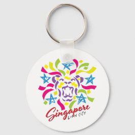 シンガポールライオンシティお祝い キーホルダー
