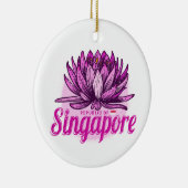 シンガポールロータスフラッグヴィンテージホリディースミナリー セラミックオーナメント (右)