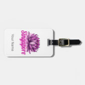 シンガポールロータスフラッグヴィンテージホリディースミナリー ラゲッジタグ (正面横)