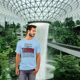シンガポール人であることを誇りに思う 国民の日Tシャツ Tシャツ