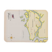 シンガポール図解入りの、写真付きのの地図 マグネット (横)