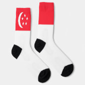 シンガポール国旗おもしろいシンガポール国立プライド ソックス (右)