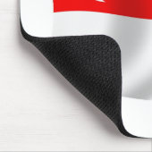 シンガポール国旗のマウスパッド マウスパッド (コーナー)