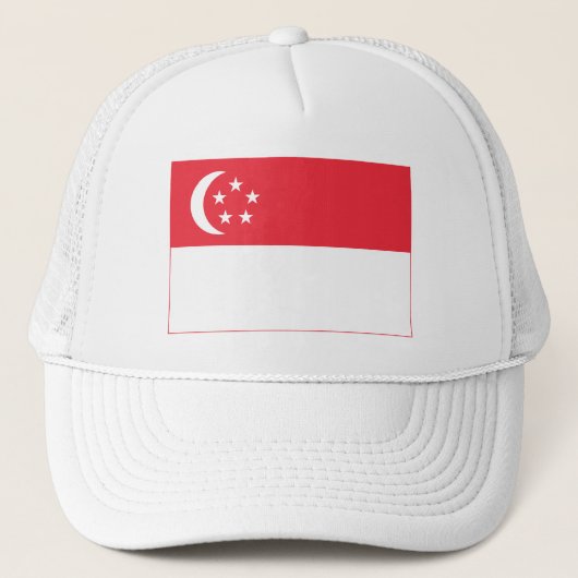 シンガポール国旗 キャップ (正面)