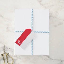 シンガポール国旗 ギフトタグ