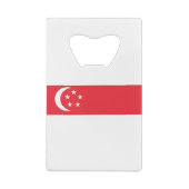 シンガポール国旗 クレジットカード栓抜き (裏面)
