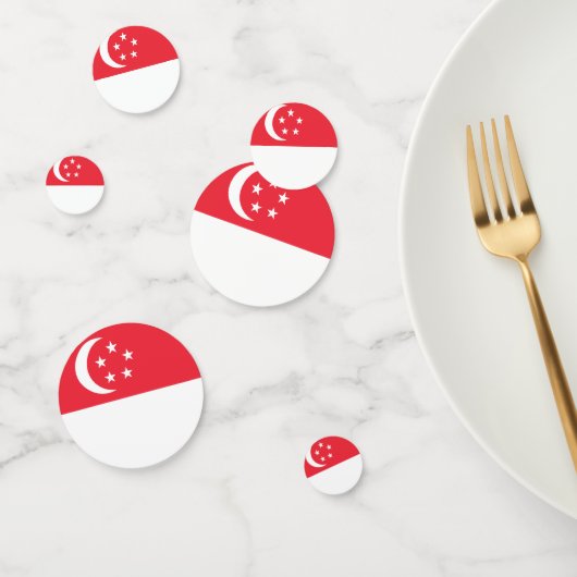 シンガポール国旗 コンフェッティ (グループ)