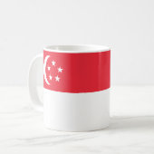 シンガポール国旗 コーヒーマグカップ (正面左)