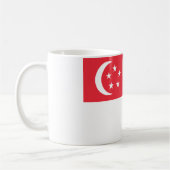 シンガポール国旗 コーヒーマグカップ (左)