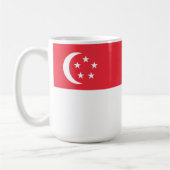 シンガポール国旗 コーヒーマグカップ (左)