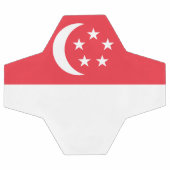 シンガポール国旗 サッカーボール (フラット)