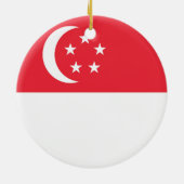 シンガポール国旗 セラミックオーナメント (裏面)